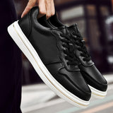 Advbridge Breathable Male Comfortable Walking Shoe All-match New Arrival Genuine Leather Skate Shoes Men Fashion Lace-Up Men's Sneakers