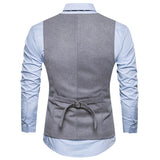 Advbridge 2023 New Men's Suit Vest Wedding Dress Men's Famous Brand Clothes Slim waistcoat Fashion Single breasted Top Workwear