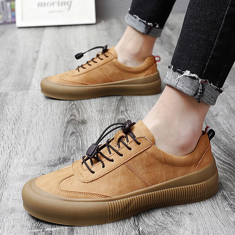 Advbridge Summer New Men's Shoes Genuine Leather Men Casual Shoes High Quality Breathable Loafers Comfy sneakers Fashion slip-on Moccasins