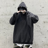 Advbridge Spring Autumn Letter Embroid Oversize Men High Streetwear Hoodie Unisex Woman Boyfriend Style Shirt Pullover Couple Sweatshirt