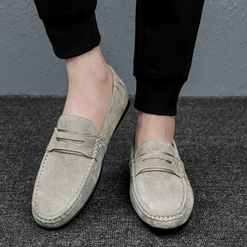 Advbridge New Lofer Shoes Man Fashion Men's Breathable Casual Shoes Men Casual Summer Driving Shoes Handmade Luxe Mens Slip on Shoes