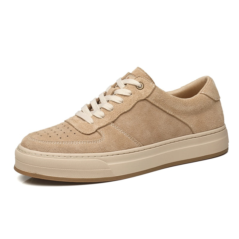 Advbridge Vintage Style Men Leisure Shoes Versatile Men Leather Sneakers Comfortable Man Skateboard Shoes British Style Vulcanize Footwear