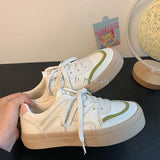 Advbridge Kawaii Platform Women's Sneakers Korean New Canvas Running Shoes Casual Sports Vulcanize Basket Flat Tennis Lolita