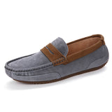 Advbridge Handmade Leather Men Shoes Casual Slip on Formal Loafers Men Moccasins Male Driving Shoes All-match Outdoor Shoes Walking Flats