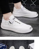 Advbridge Ice Silk Canvas Comfortable Outdoor Round Toe Men's Shoes Autumn New Mens Casual Shoes Fashion Breathable Non-slip Sneakers