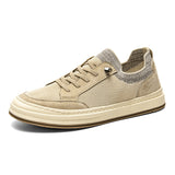 Advridge New Style Men Sneakers Ourdoor Skateboard Shoes Comfortable Light Casual Shoes Fashion Leisure Walk Flat Lace-Up Vulcanize Shoes