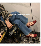 Advbridge 2023 new spring women pumps natural leather 22-24.5cm length cowhide+sheepskin square toe Cross buckle Mary Jane shoes