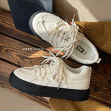 Advbridge 2023 Brand White Sneakers For Women Platform Designer Casual Lace Up Woman Flats Sneakers Shoes Tennis Female Vulcanized Shoes