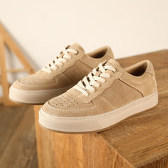 Advbridge Vintage Style Men Leisure Shoes Versatile Men Leather Sneakers Comfortable Man Skateboard Shoes British Style Vulcanize Footwear