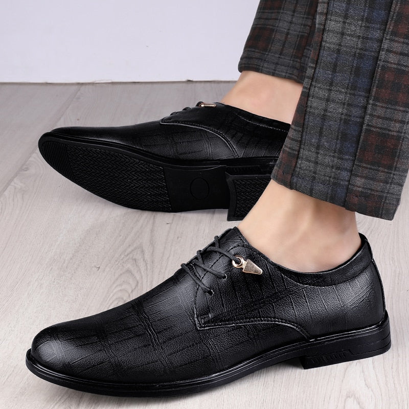 Advbridge Classic Business Fashion Elegants Formal Dress Wedding Men Shoes Slip on Italian  Adulto Abiye Office Oxford Shoes for Men