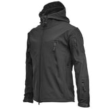 Advbridge Winter Big Size Men Camouflage Jacket Shark Soft Shell Military Tactical Jacket Men Waterproof Warm Windbreaker US Army Clothing