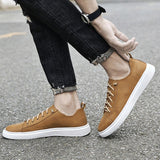 Advbridge Genuine Leather Men Shoes Luxury Brand England Trend Casual Shoes Men Sneakers Breathable Leisure Male Footwear Chaussure Homme