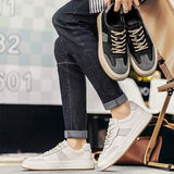 Advbridge Mens Sneakers New Fashion Casual Shoes Comfy Board Male Flats Versatile Men Vulcanize Shoes Non-Slip Skate Shoes