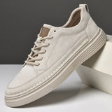 Advbridge Men's Shoes Men's Shoes Work Labor Insurance Shoes Casual Genuine Leather Shoes All-match Waterproof Non-slip Leather Sneakers