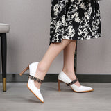 Advbridge New European and American Retro Style with Temperament High Heels Pointed Patent Leather Stiletto Fashion Women's Shoes