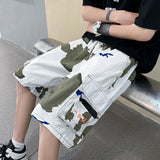 Advbridge Neutral Wide Shorts Men Camouflage Short Pants Men's Shorts for Summer Clothing Mens Sports Bermuda Running Workout Cargo Pants