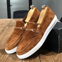 Advbridge Men Vulcanize Shoes Flock Fringe Brown Green Loafers Solid Slip on Sneakers Shoes for Men with Free Shipping Men Shoes