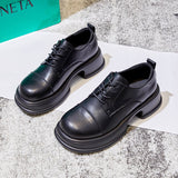 Advbridge Pumps Luxury Designer Shoes Ladies Platforms Black Heels Elegant Medium Heel Women's Shoes Trend Wedges Leather Loafers New