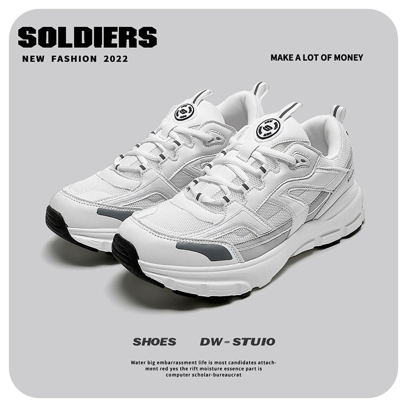 Advbridge Women's Luxary Chunky Sneakers 2023 Mesh Breathable Shoes for Men Sports Running Casual Ladies Fitness Vulcanize Shoes