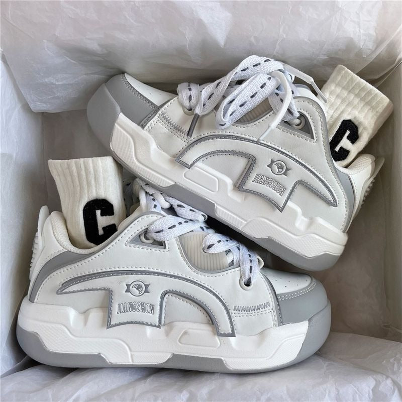 Advbridge New Fashion Chunky Shoes for Men Platform Athletic Casual Breathable Sports Womens Sneakers Comfortable Unisex Non-Slip Footwear