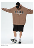 Advbridge Oversized Print Hoodies for Teenage Fashion Trends High Streetwear Mens Retro Loose Fit Pullovers Japanese Harajuku Sweatshirts