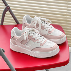 Advbridge High end board shoes Autumn New Dad's shoes Sports breathable thick sole small white shoes for women