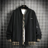Advbridge Men Jacket  Patchwork Jackets 2023 Spring Mens Bomber Jacket Korean Fashion Streetwear Harajuku Hip Hop Coats Casual