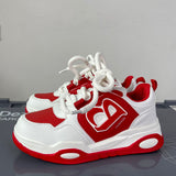 Advbridge Men Chunky Sneakers Brand Design Men's Casual Sneakers Thick Sole Mans Skateboarding Shoes