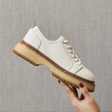 Advbridge Platforms Women's Shoes Trend Authentic Leather Luxury Designer Shoes Ladies Pumps Loafers Elegant Sneakers Medium Heels