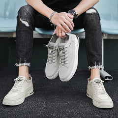 Advbridge Fashion Four Seasons Canvas Mans Sneakers Summer New Casual Men's Shoes Comfortable Outdoor Mid-top Wear-resistant Shoes 44