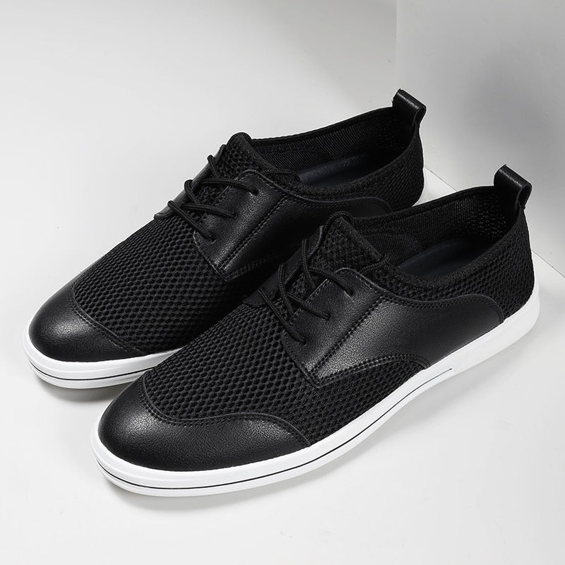 Advbridge Breathable Man Casual Shoes Comfort Mesh Shoes Summer Mens Loafers Leisure Walk Shoes Hollow Out Sneakers Male Treking Footwear