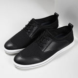 Advbridge Breathable Man Casual Shoes Comfort Mesh Shoes Summer Mens Loafers Leisure Walk Shoes Hollow Out Sneakers Male Treking Footwear
