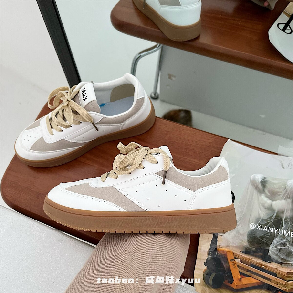 Advbridge Brand White Sneakers Women Leather Casual Lace Up Woman Flats Sneakers Shoe Tennis Female Vulcanized Shoes Spring Autumn 2023