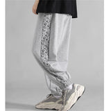 Advbridge Spring Autumn Men Print Harem Pants Tide Sport Sweatpants Loose Comfort Trousers Men