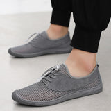 Advbridge Breathable Mesh Shoes Men Summer Casual Sneakers Non-Slip Outdoor Hiking Shoes Hollow Out Mens Loafers Lightweight Beach Sandals