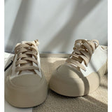 Advbridge Autumn Korean Women's Sneakers Khaki Black Platform Casual Canvas Sports Shoes Running Vulcanize Kawaii Lolita Flat Basket