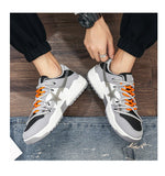 Advbridge New Casual Shoes Sneakers Fashion Sports Running Breathable Flat Shoes Trend Elastic Tennis Shoes Non-slip Male Shoes