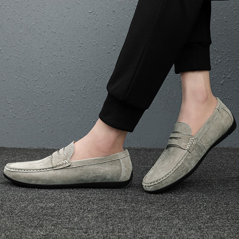 Advbridge New Lofer Shoes Man Fashion Men's Breathable Casual Shoes Men Casual Summer Driving Shoes Handmade Luxe Mens Slip on Shoes