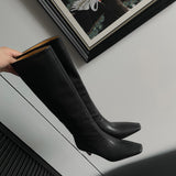 Advbridge Fashion Mid-Calf Boots 2023 Autumn Winter Thin Heels Shoes for Women Newest Concise Designer Party Night Club Boots