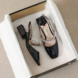 Advbridge Summer Shoes Women Sandals Fashion Brand Ladies Mary Janes Shoes Plus Size 42 Black Red Low Heels 3cm A4573