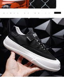 Advbridge Ice Silk Canvas Comfortable Outdoor Round Toe Men's Shoes Autumn New Mens Casual Shoes Fashion Breathable Non-slip Sneakers