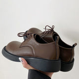 Advbridge Fashion Female Shoes Casual Outside Round Toe Flats Student Uniform Lolita Platform Rubber Ladies Loafers  Women Mary Janes