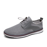 Advbridge Summer Mens Casual shoes Fashion Hollow Out Breathable Business Shoes low top Outdoor Flats Comfy Walking Sneakers Mocassin