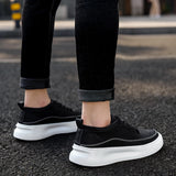 2022 Men's Casual Shoes Black Leather Flats Size 39-44 Graffiti  Sneakers Designer Shoes Men Hiking Leisure Shoes %