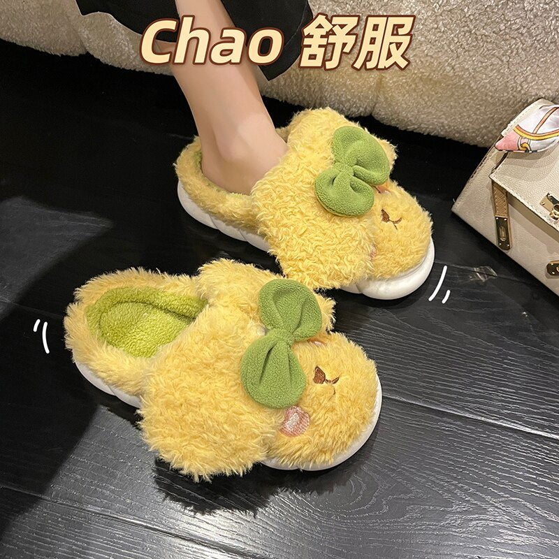 Advbridge Shoes Slippers Flat Slides Cover Toe Low Fashion Winter Footwear Slipers Women Massage Luxury Rubber Rome PU Home Slippers