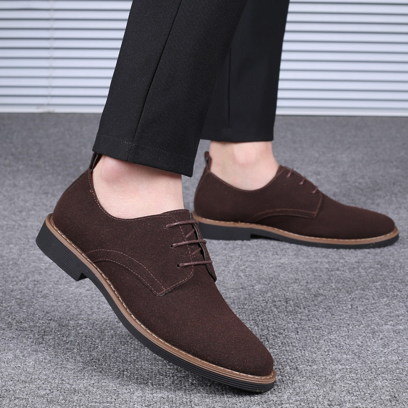 Advbridge Men Dress Shoes Fashion Mens Oxford Leather Comfortable Formal Shoes for Men Leather Sneakers Male Flat Footwear Zapatos Hombre