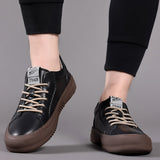 Advbridge Classic All-Match man Sneakers Black Breathable Outdoor Flats Fashion Youth White Casual shoes Luxury Genuine Leather Men's shoe
