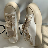 Advbridge Autumn Korean Women's Sneakers Khaki Black Platform Casual Canvas Sports Shoes Running Vulcanize Kawaii Lolita Flat Basket