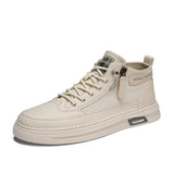 Advbridge Fashion Men Casual Leather Shoes Youth Teenage Sneakers Versatile Male Skateboard Footwear Hot Sale Vulcanize Shoes Leisure Walk