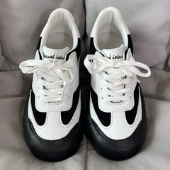 Advbridge Men Women Casual Sneakers Durable Work Shoes Unisex Tennis Shoes Design Leather Unisex Walking Shoes Zapatillas Hombre